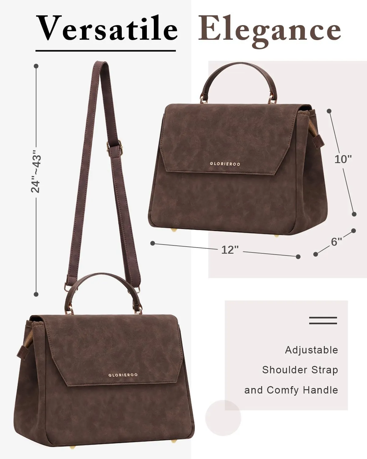 Luxury Lunch Bag Women - Adult Fashion Stylish Vegan Leather Insulated Leakproof Lunch Box with Removable Strap for Work - Teacher Mothers Day Christmas Gifts for Women