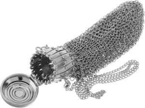MAGICLULU Stainless Steel Purse Twist Lid Retro Coin Storage for Collectors Enthusiasts