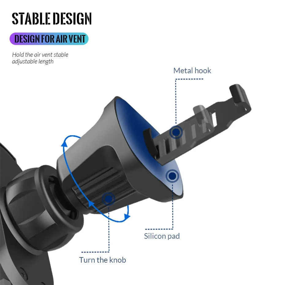 Magnetic Car Phone Holder Magnet Support Stand Mount Mobile Cell Phone Telephone GPS Magnet Car Mount For iPhone Xiaomi Samsung