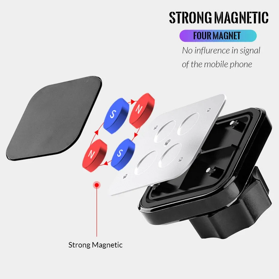 Magnetic Car Phone Holder Magnet Support Stand Mount Mobile Cell Phone Telephone GPS Magnet Car Mount For iPhone Xiaomi Samsung