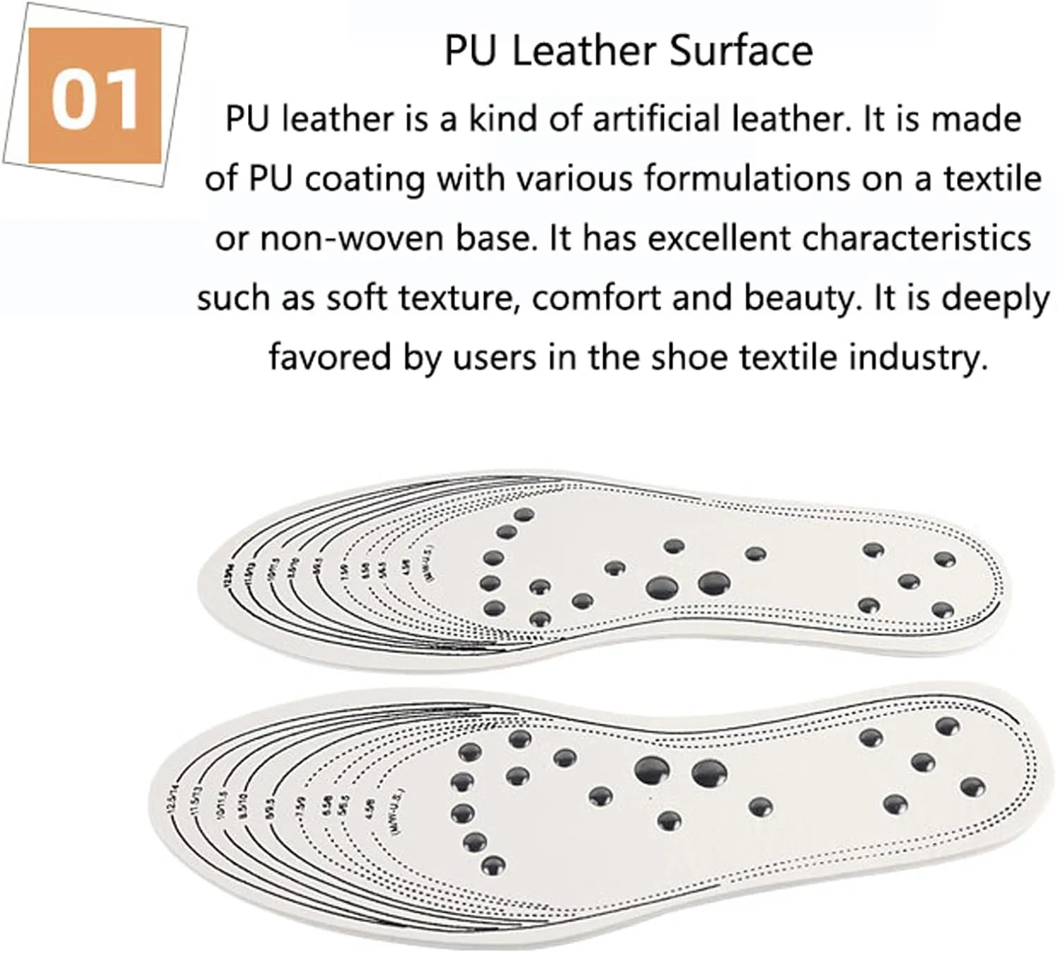 Magnetic Insole, Magnetic Therapy Massage Insoles, Pressure Point Reflexology Insole, Accupressure Insole Relieve Pain, Orthotic Gel Shoe Insert for Men and Women, 2 Pairs
