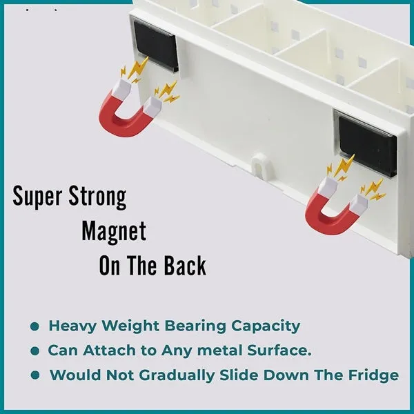 Magnetic Refrigerator Storage Rack (XL), Fridge Side Magnetic Storage Spice Rack