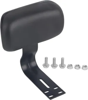 Majatou Rear Seat Backrest, Electric Bicyclee Rear Passenger Seat Backrest with Metal Support U Shape Comfortable Black for Bike, Electric and Motorcyclee