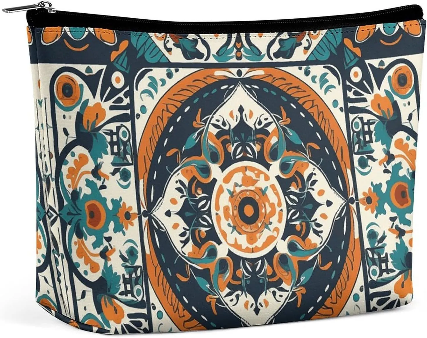 Makeup Bag Makeup Special Aboriginal Patterns Printed Organizer Foldable Cosmetic Bag Travel Makeup Bag