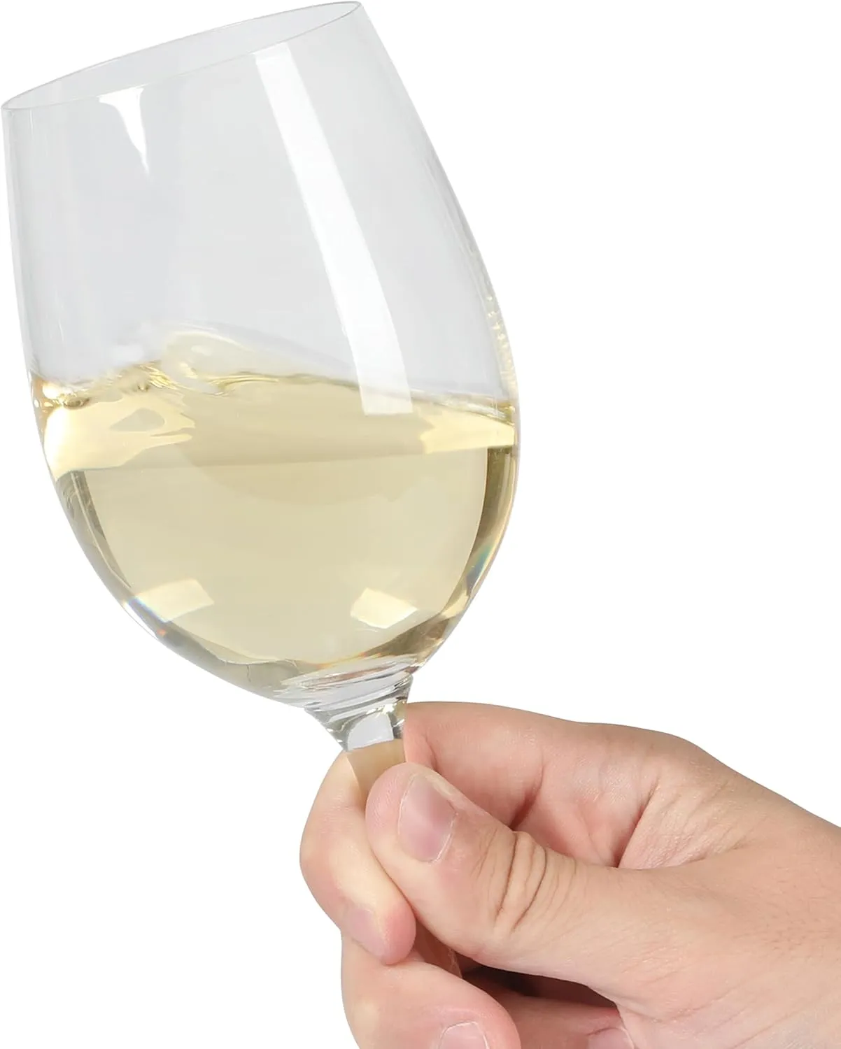 Martha Stewart Vivica 14 OZ Stemmed 4 Pack White Wine Glass Set