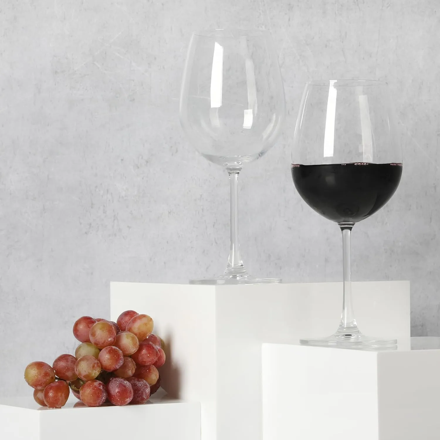 Martha Stewart Vivica 20 OZ Stemmed 4 Pack Red Wine Glass Set