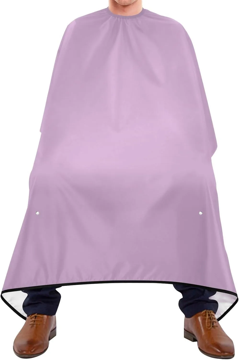 Medium Lavender Magenta Barber Cape and Apron Hair Color Cape, Hair Cutting Cape Washable