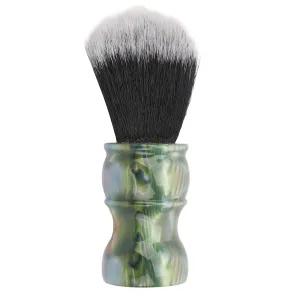 Men ' s Shaving Brush | Soft Fibers for Cream Bubbling & Comfortable Shave | Synthetic Handle Barber Tool for Beard/Face Care | Thoughtful Present for Dad/Husband
