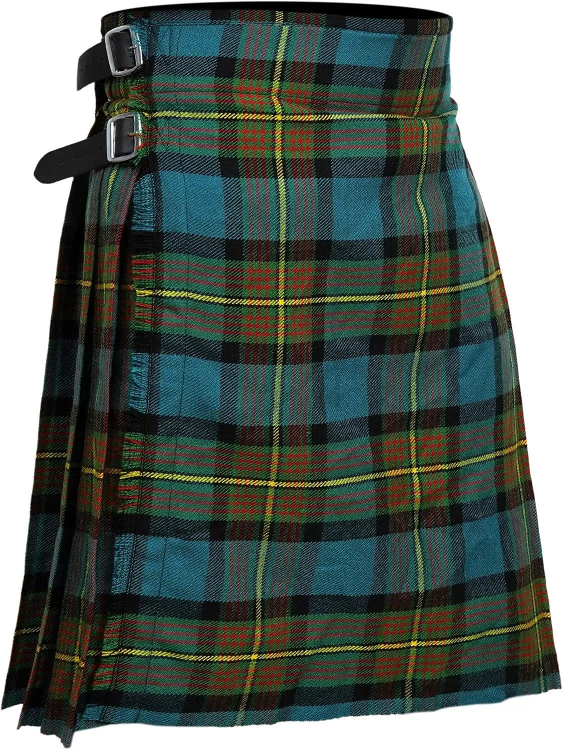 Men's 5 Yard Scottish Tartan Kilt, Highland Wedding Kilt - Men’s 5 Yard Scottish Tartan Kilt