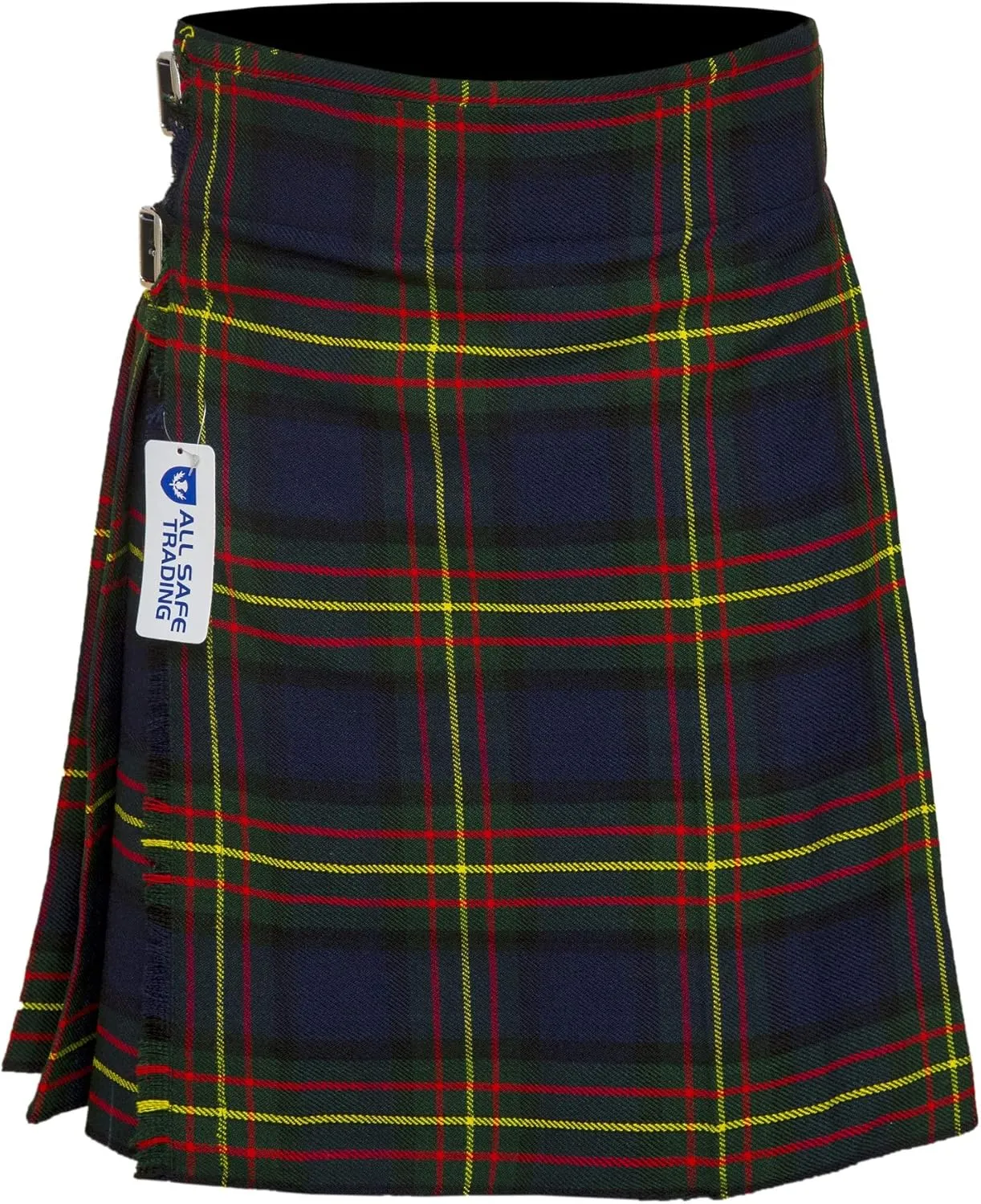 Men's 5 Yard Scottish Tartan Kilt, Highland Wedding Kilt - Men’s 5 Yard Scottish Tartan Kilt