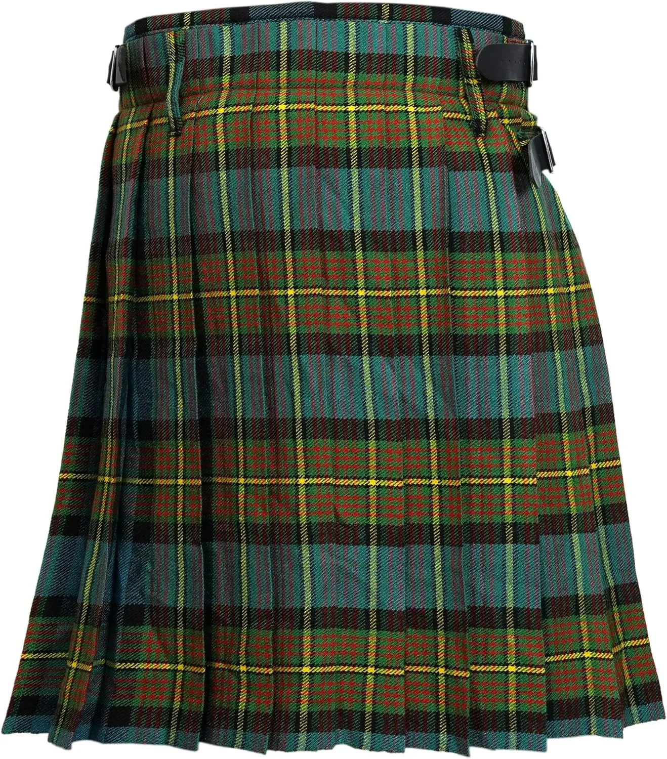 Men's 5 Yard Scottish Tartan Kilt, Highland Wedding Kilt - Men’s 5 Yard Scottish Tartan Kilt
