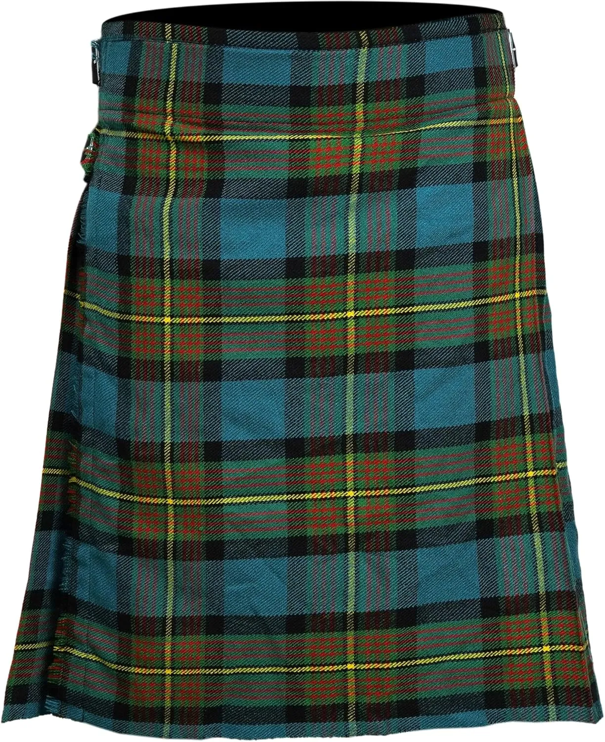 Men's 5 Yard Scottish Tartan Kilt, Highland Wedding Kilt - Men’s 5 Yard Scottish Tartan Kilt