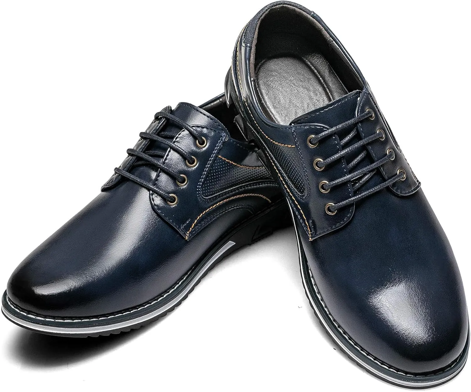 Men's Casual Dress Shoes Comfortable Fashion Dress Sneakers Men Office Classic Mens Oxfords Leather Business Casual Shoes Formal