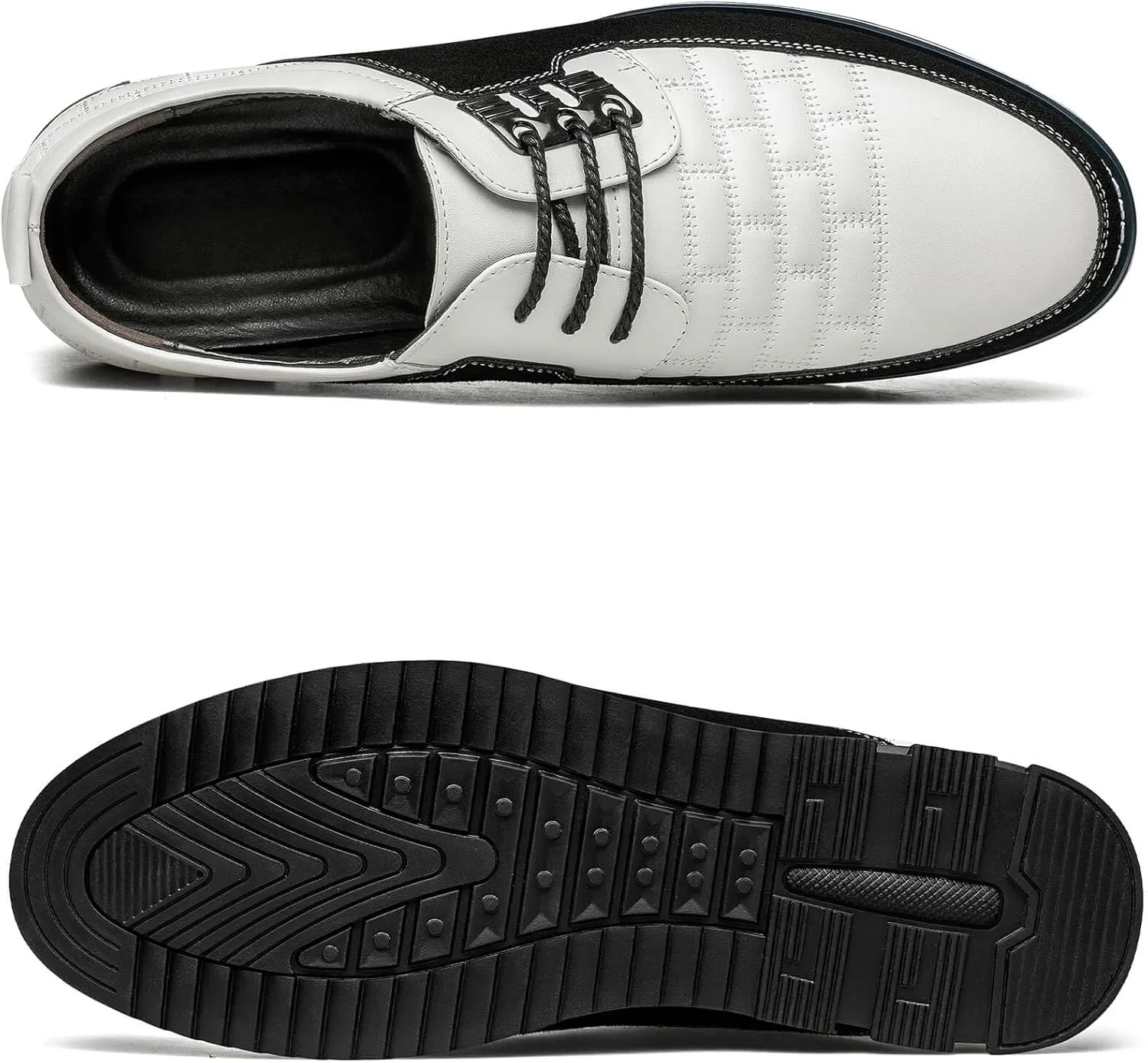 Men's Casual Dress Shoes Comfortable Fashion Dress Sneakers Men Office Classic Mens Oxfords Leather Business Casual Shoes Formal