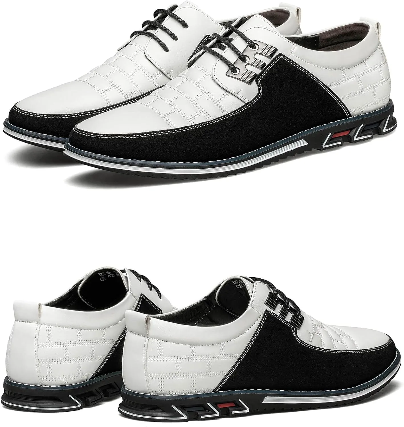 Men's Casual Dress Shoes Comfortable Fashion Dress Sneakers Men Office Classic Mens Oxfords Leather Business Casual Shoes Formal
