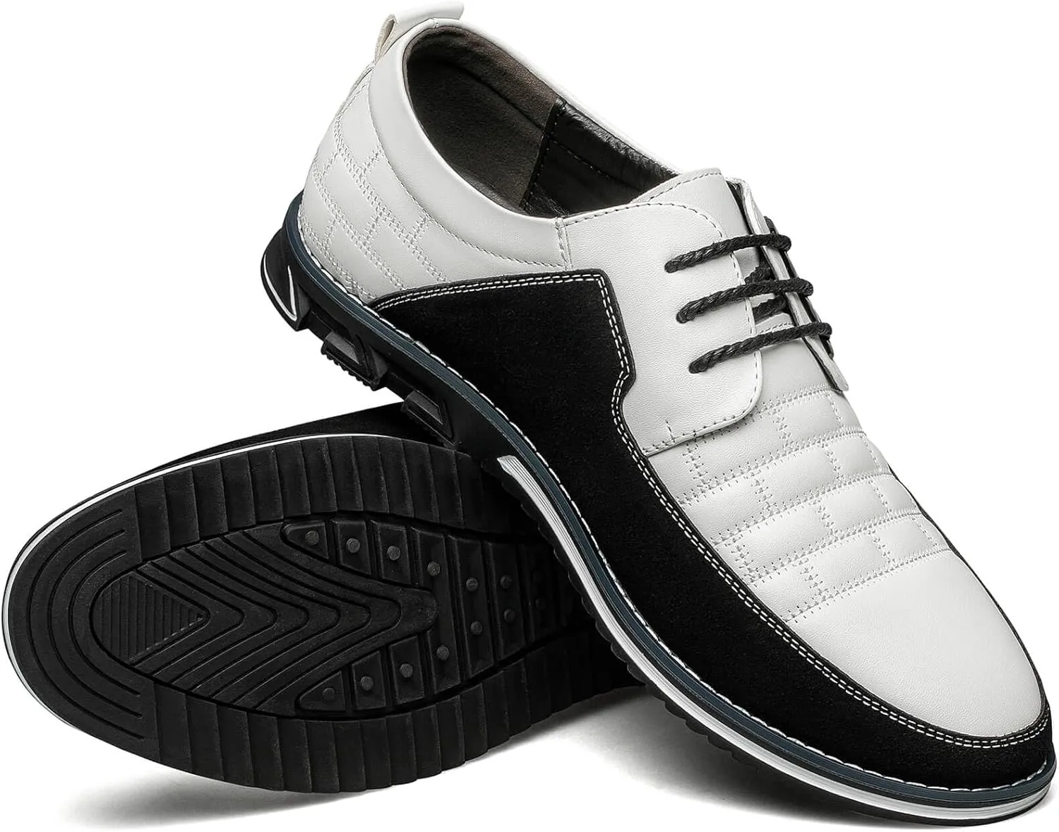 Men's Casual Dress Shoes Comfortable Fashion Dress Sneakers Men Office Classic Mens Oxfords Leather Business Casual Shoes Formal