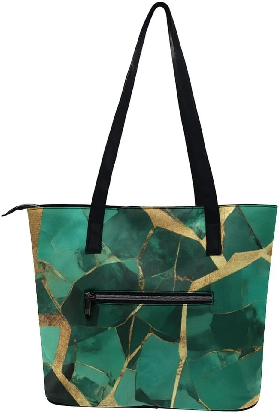 Men's Portable Tote Bag Trendy Modern Leather Handbag For Work Weekend