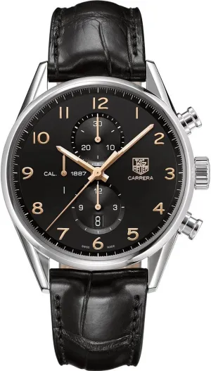 Mens Tag Heuer Carrera Calibre 1887 Automatic Chronograph Watch CAR2014.FC6235