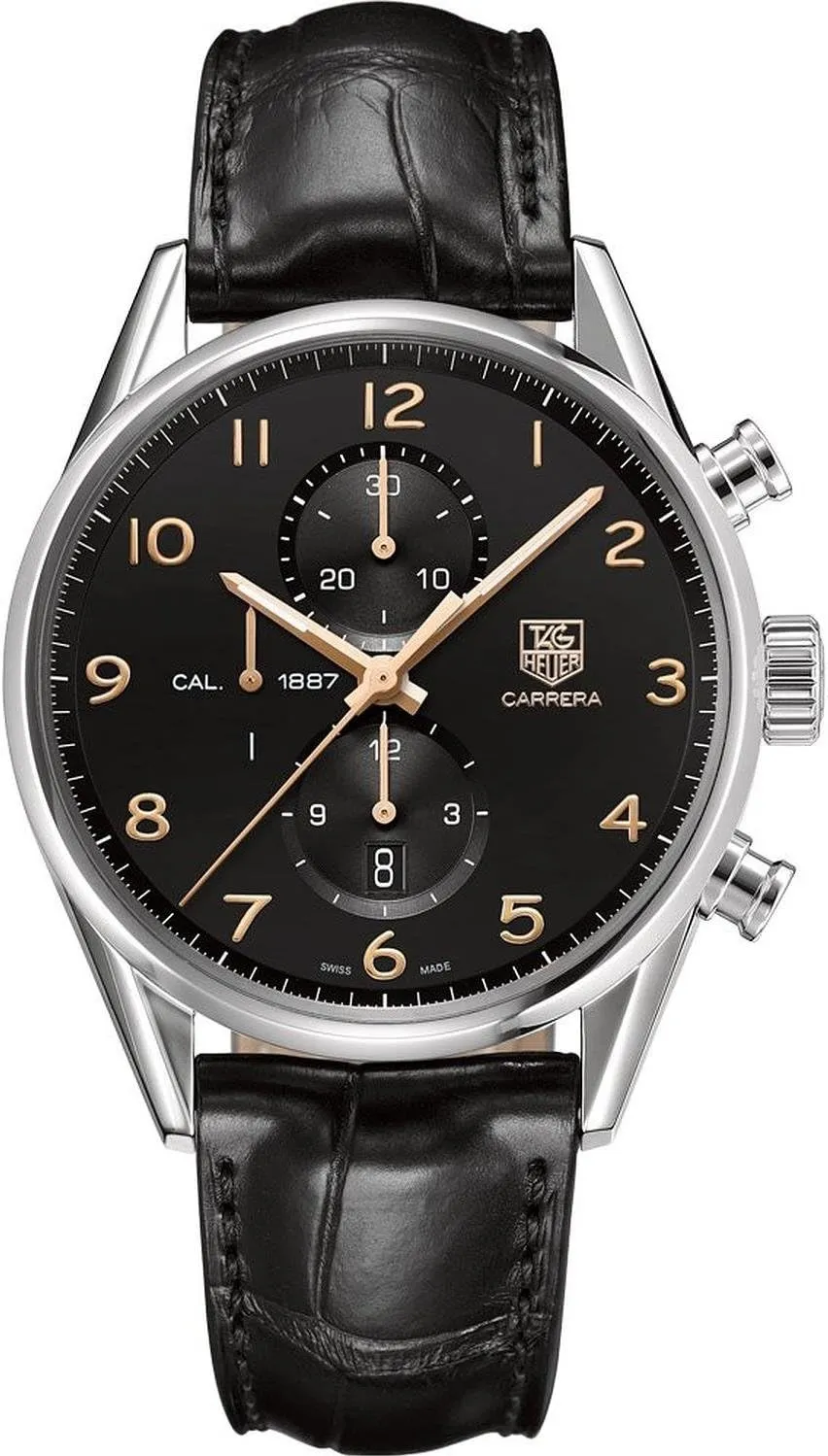 Mens Tag Heuer Carrera Calibre 1887 Automatic Chronograph Watch CAR2014.FC6235