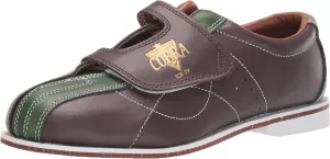 Mens TCR 3V Cobra Rental Bowling Shoes- Hook and LoopBrown/Green 14