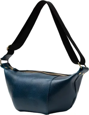 Mens Womens Genuine Italian Crossbody Leather Bag Stylish One shoulder Bag With Inner Pocket and Adjustable Strap