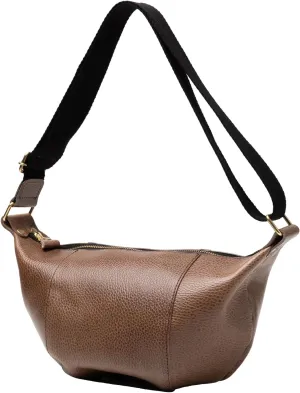 Mens Womens Genuine Italian Crossbody Leather Bag Stylish One shoulder Bag With Inner Pocket and Adjustable Strap