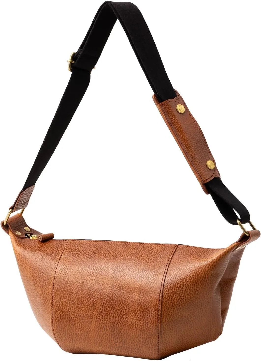 Mens Womens Genuine Italian Crossbody Leather Bag Stylish One shoulder Bag With Inner Pocket and Adjustable Strap