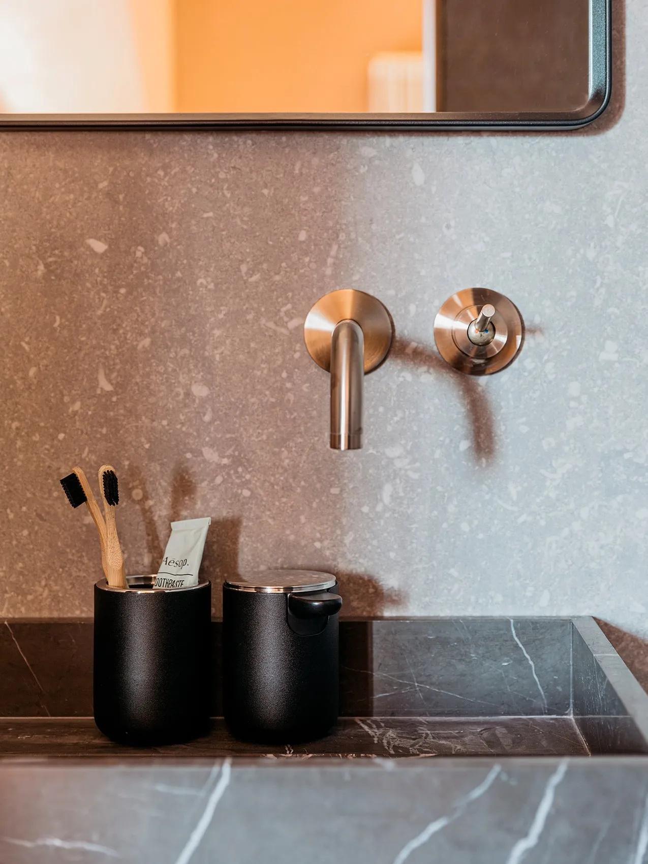 Menu Toothbrush Holder