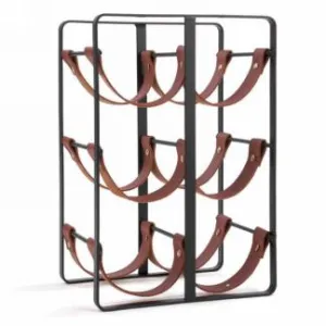Metal 6-Bottle Wine Rack