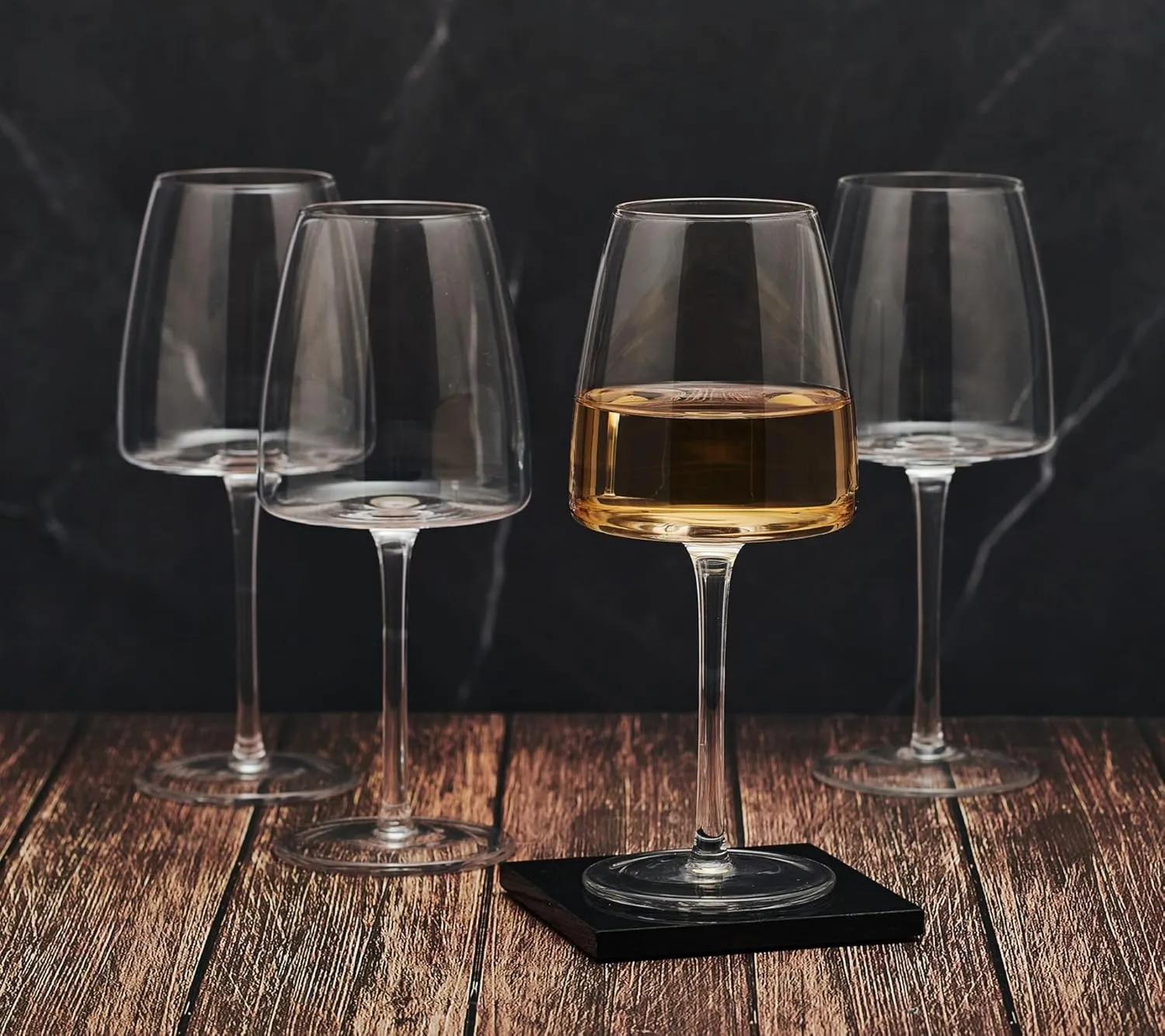 Mikasa Cora Set Of 4 White Wine Glasses