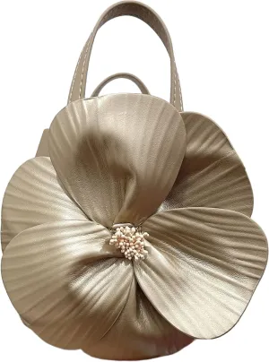Mini Flower Evening Bag, Floral Purse Party PU Leather Mini Handbag Tote for Women