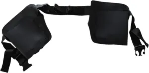 misppro Beer Belt Carry Holder Waist-Mounted for 2 Bottles 5 Glasses Hands-Free Outdoor Parties Hiking Bartenders Black