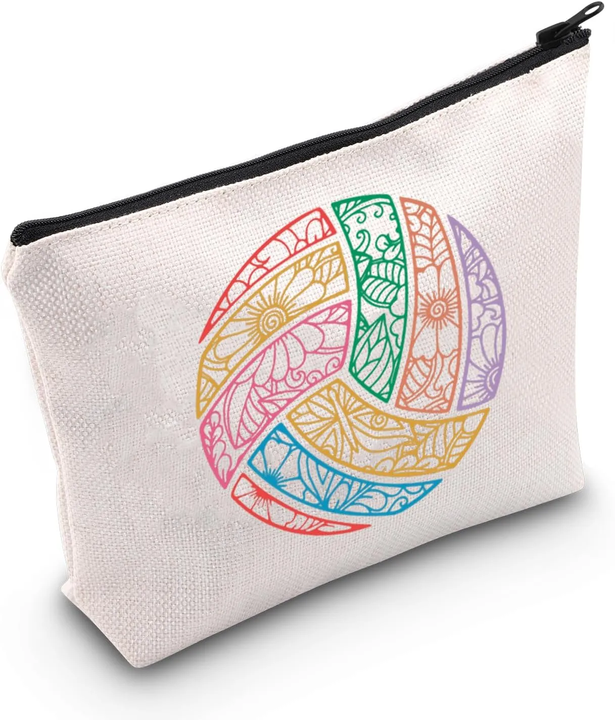 MNIGIU Volleyball Lover Gifts - Makeup Bag & Street Ball Lover Gift
