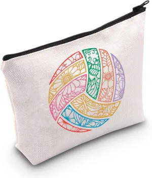 MNIGIU Volleyball Lover Gifts - Makeup Bag & Street Ball Lover Gift