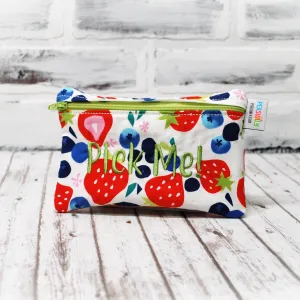 Modern Berry Personalized Reusable Food Bag