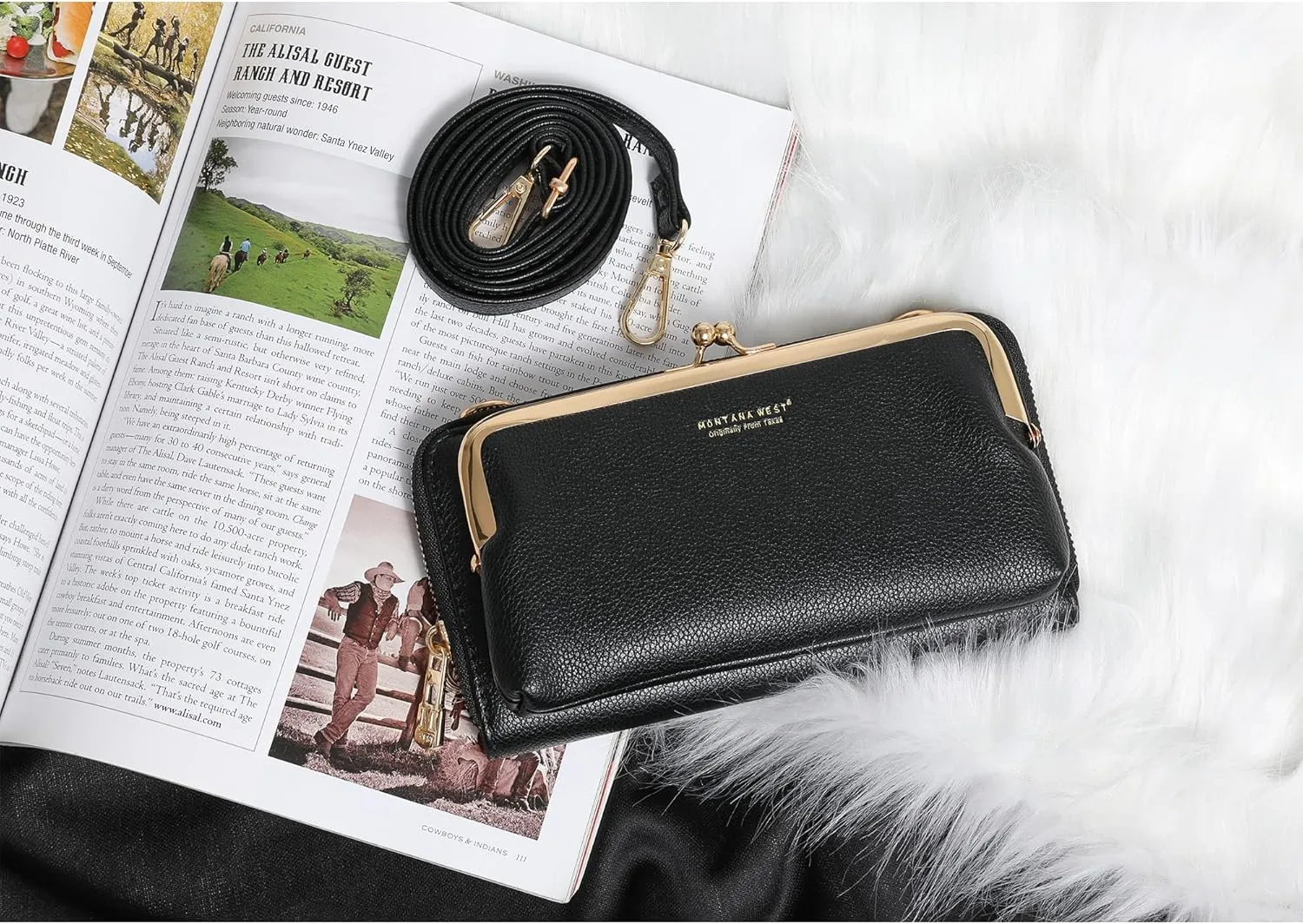 Montana West Small Crossbody Cell Phone Purse for Women RFID Blocking Cellphone Wallet