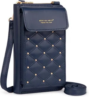 Montana West Small Crossbody Cell Phone Purse for Women RFID Blocking Cellphone Wallet