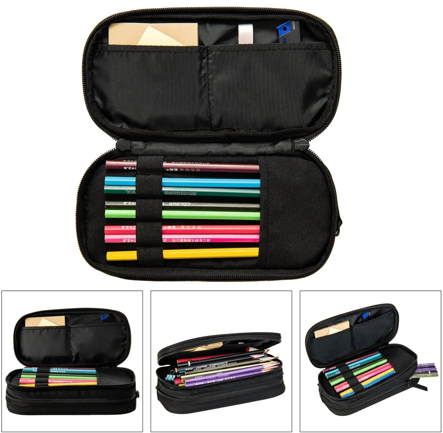 Motocross Dirt Bike Racing Supercross Flying Jump Multifunctional Pocket Backpack Crossbody Lunch Bag Pencil Case 3Pcs Set Large Capacity Backpack