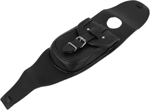 Motorcycle Fuel Tank Bag, PU Leather Fuel Tank Panel Bag Gas Tank Cover Bag Fuel Soft Backed for Motorcycle Professional MotorShop Use Motorcycle Replacement Parts(Black)