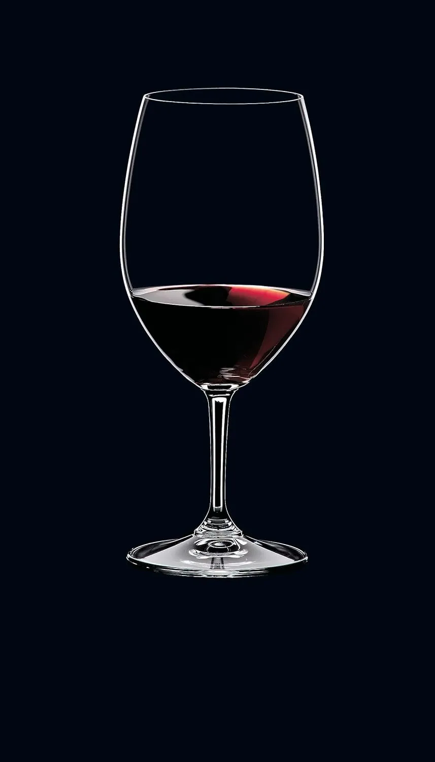 Nachtmann Vivino Bordeaux Glass | Set of 4 Wine glasses 20.6 Ounce Crystal Clear Glass | White or Red Wine Glass Set with Long Stem | Ideal for Tasting Cabernet, Pinot Noir, Bordeaux | Dishwasher Safe