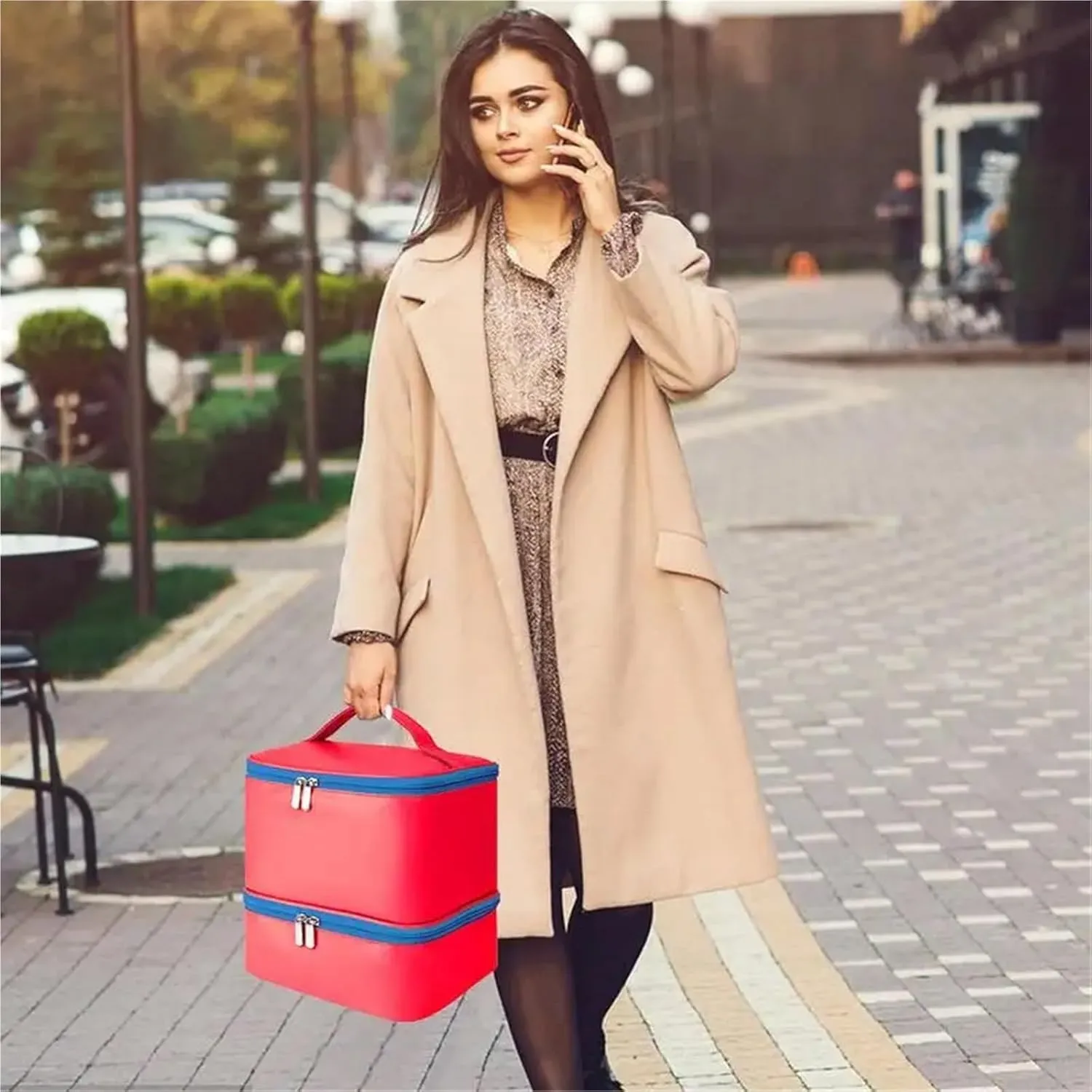 Nail Polish Storage Bag Nail Polish Storage Bag High Capacity Nail Polish Carrying Case Holds 30 Nail Glue Bottles Travel Case For Nail Lamp Massage Oil(Yellow)