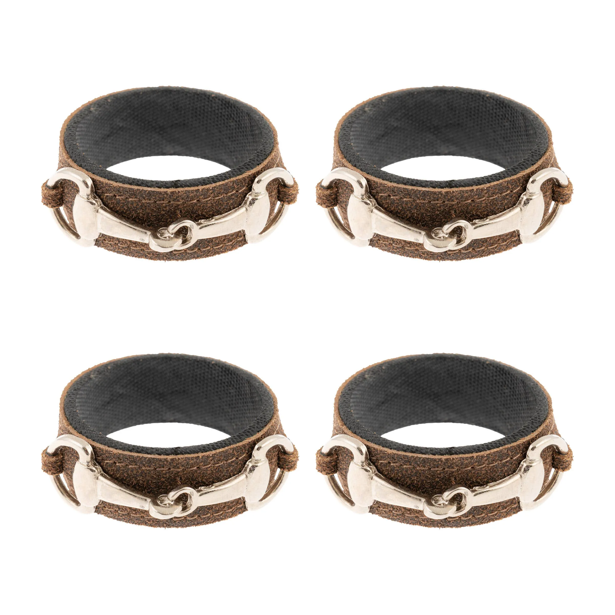 Napkin Rings - Buckled Leather