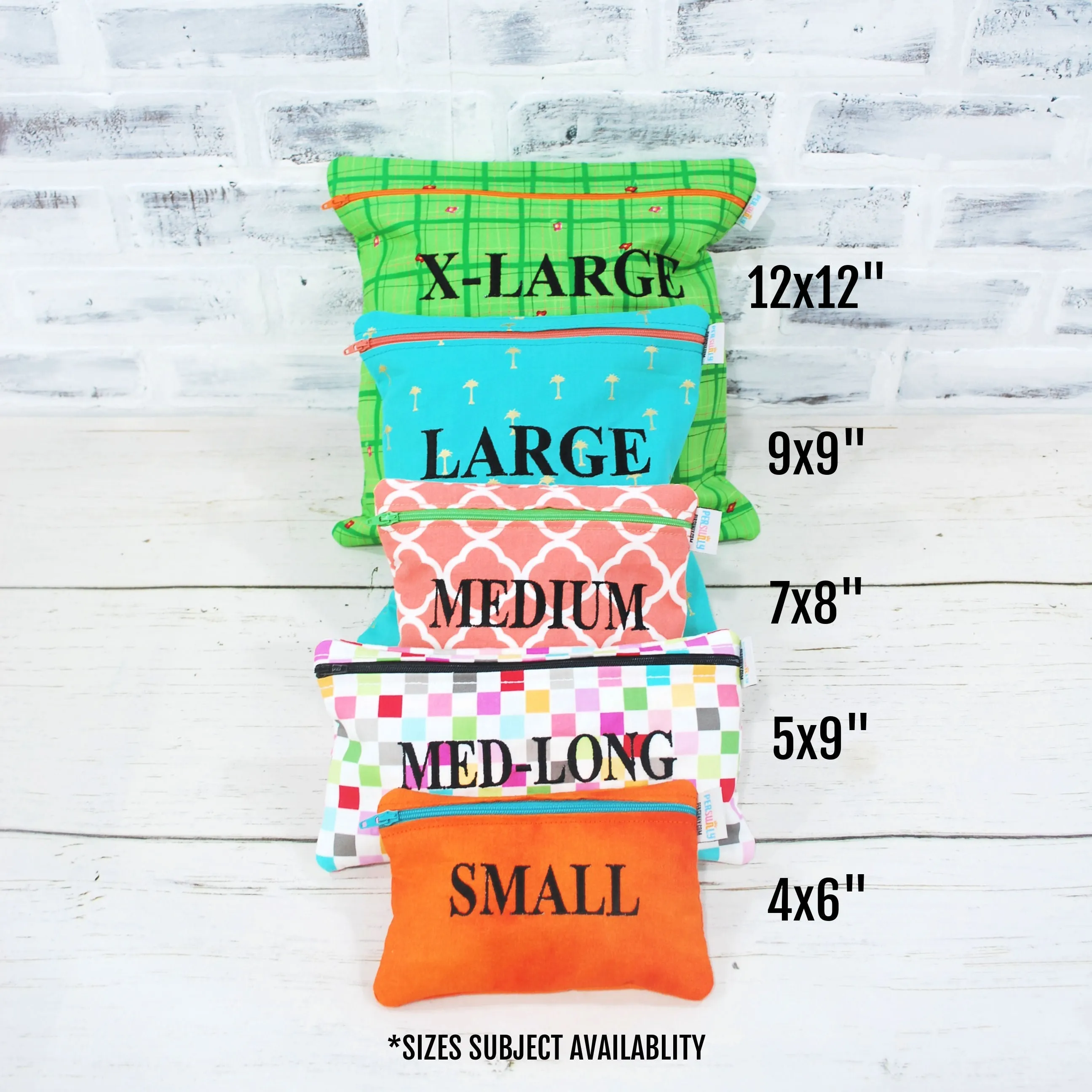 Navy and Orange Trains Personalized Reusable Food Bag