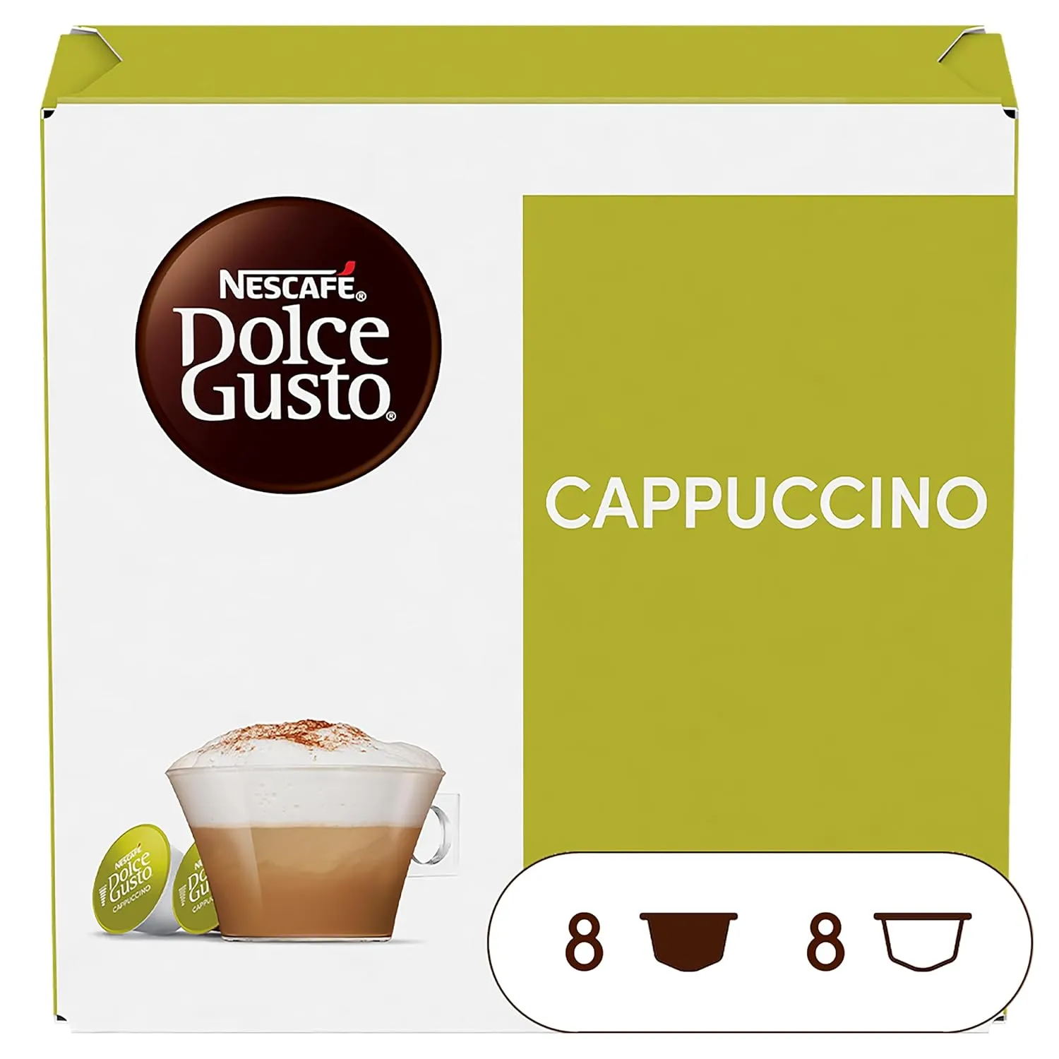 Nescafe Dolce Gusto Cappuccino 16 Capsules 100g
