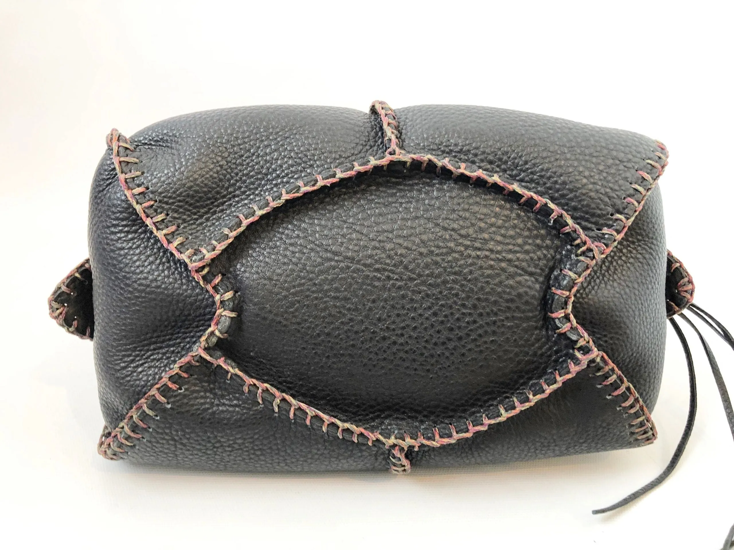 NEW Leather Baby Barrel Bag