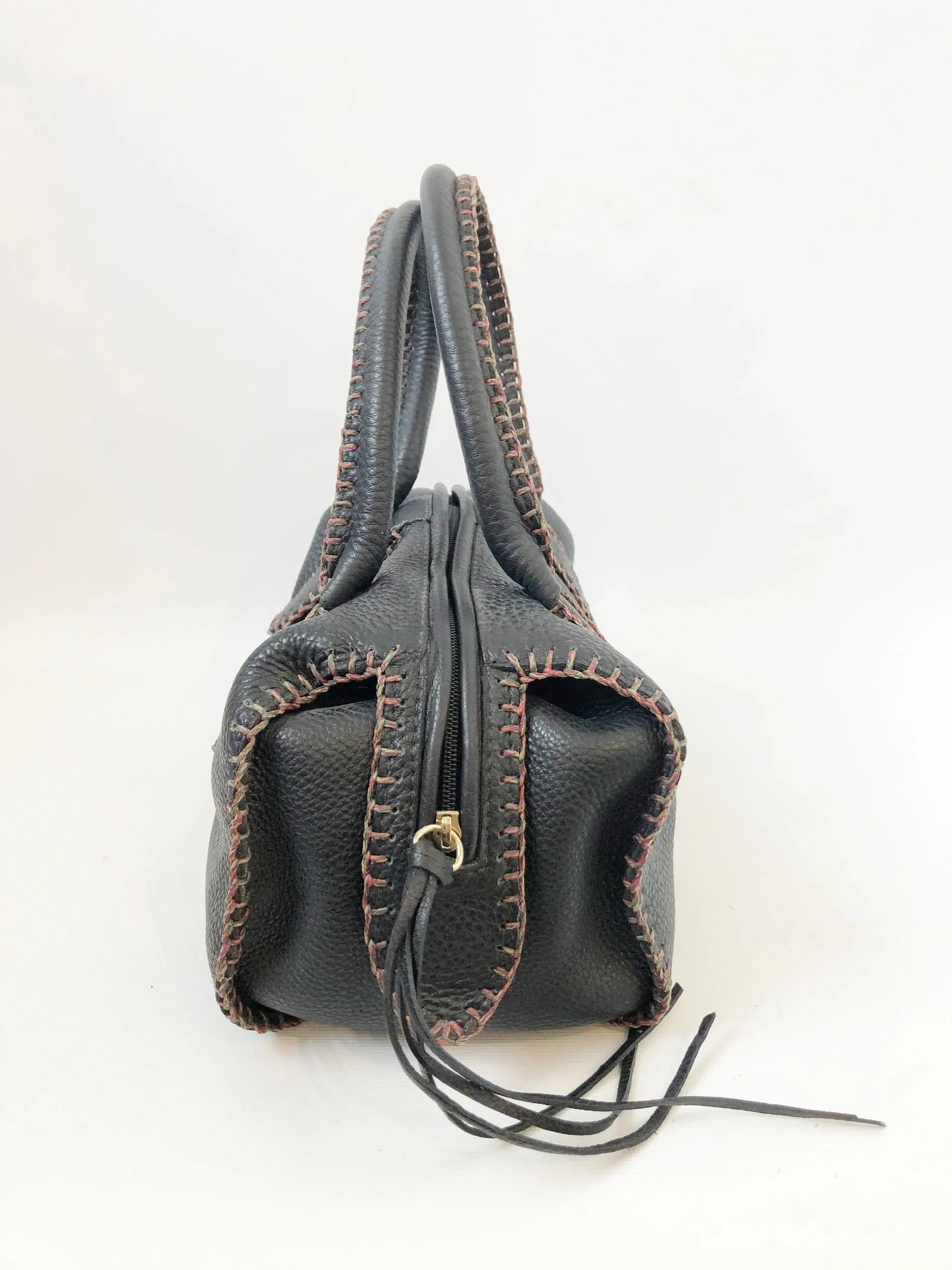 NEW Leather Baby Barrel Bag