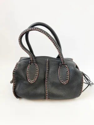 NEW Leather Baby Barrel Bag
