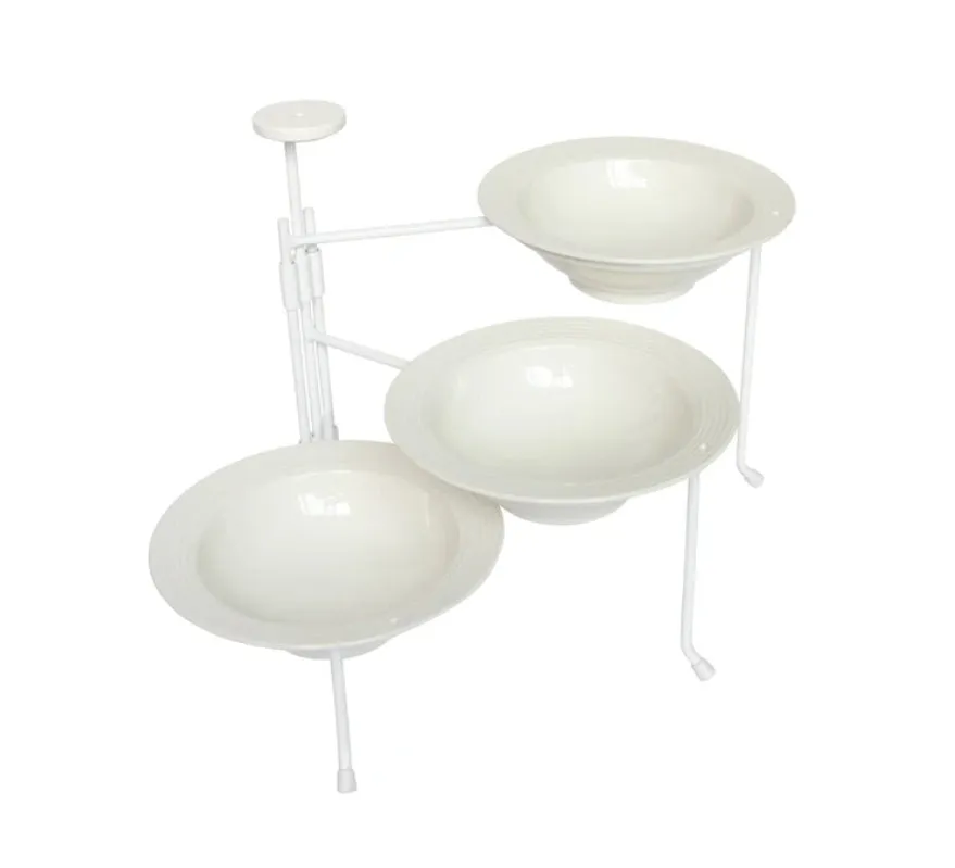 NEW Nora Fleming Triple Tier Stands - Round