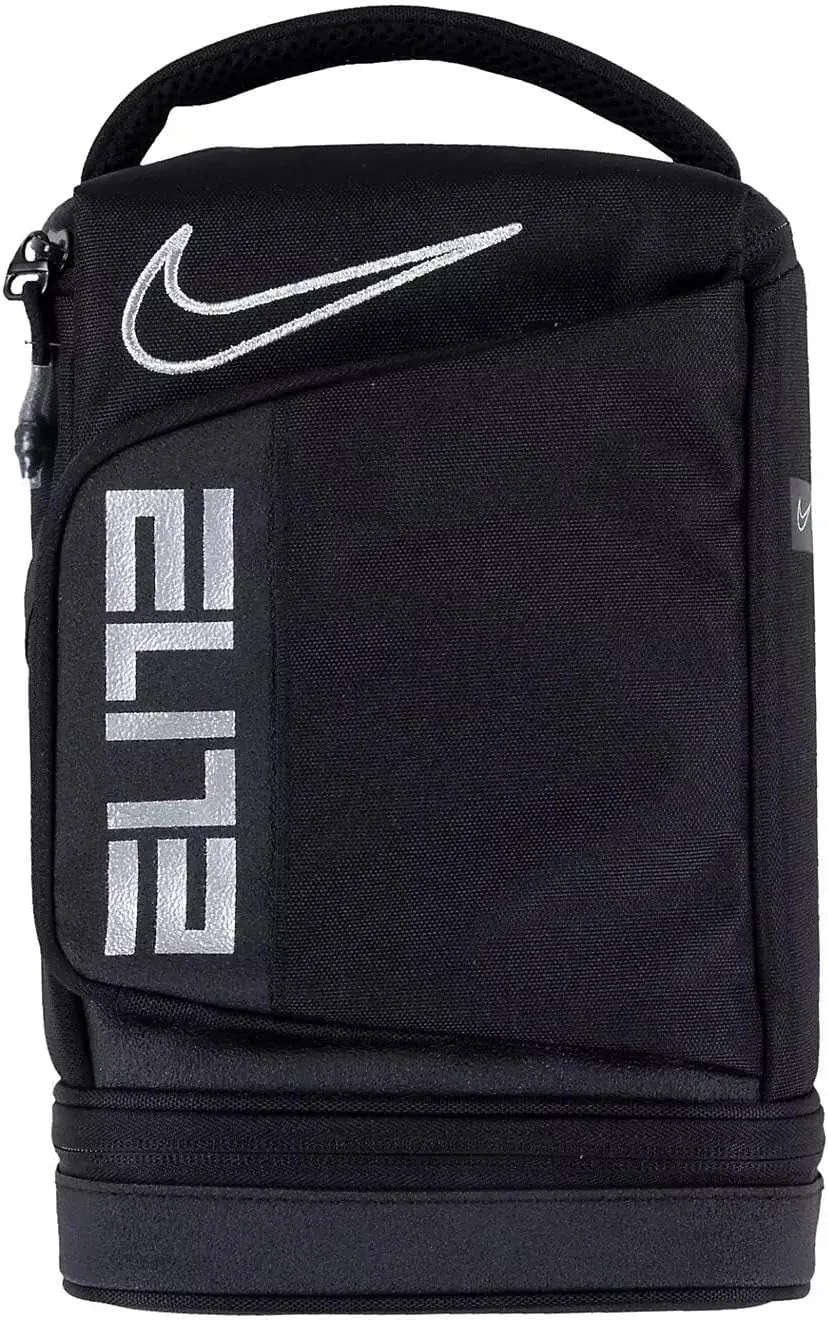 Nike Hoops Elite Furl Pack Insulated Lunch Bag - Black / Silver