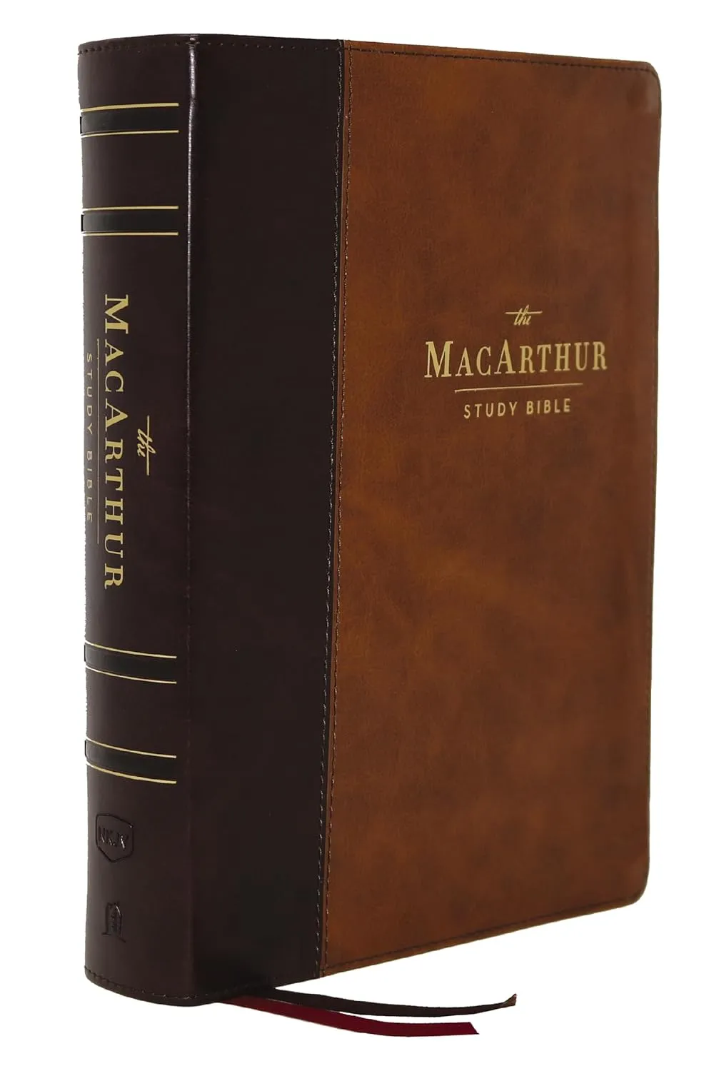 NKJV, MacArthur Study Bible, 2nd Edition, Leathersoft, Brown, Comfort Print: Unleashing God's Truth One Verse at a Time Imitation Leather – September 24, 2019